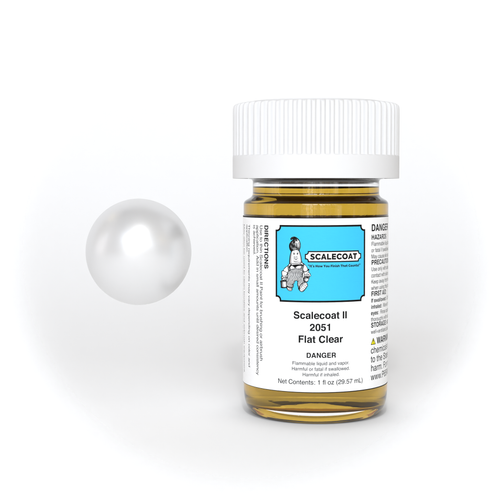 Scalecoat II Flat Clear 1oz - 2051